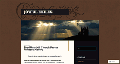 Desktop Screenshot of joyfulexiles.com